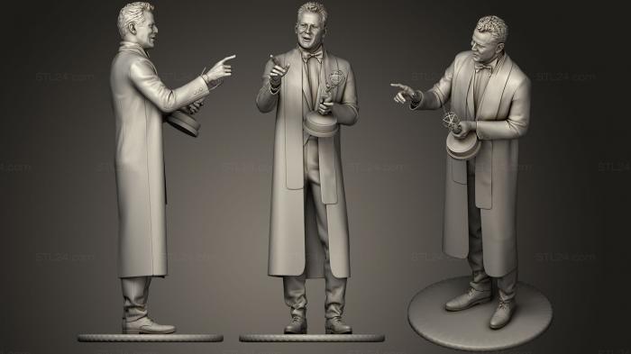 Statues of famous people (Bruce Willis, STKC_0295) 3D models for cnc